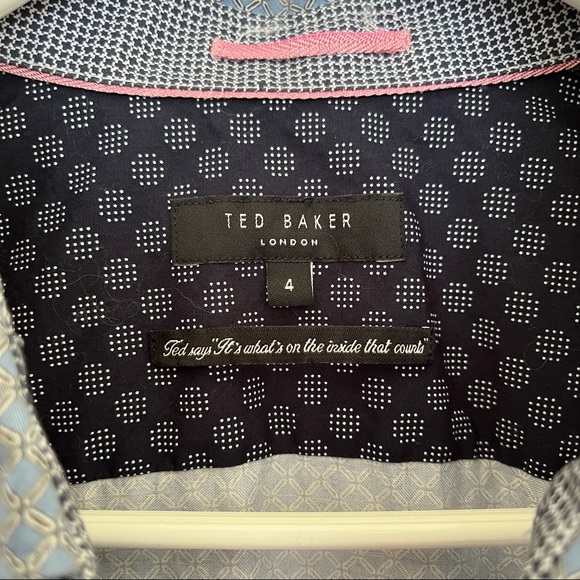 Ted Baker London button down shirt 4 large - Picture 2 of 5